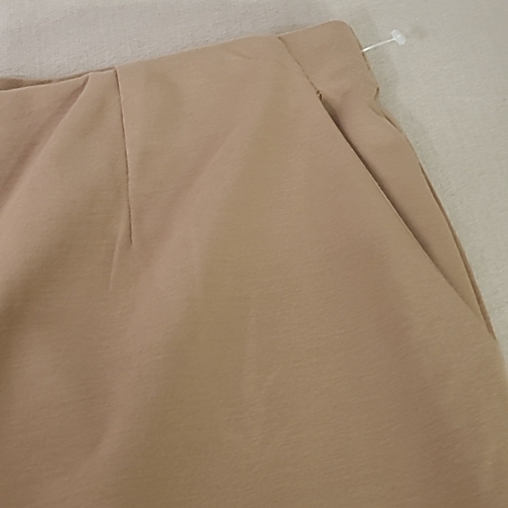 Jules and Leopold Stretch High Waist Wide Leg Sz XL Tan - Picture 4 of 7